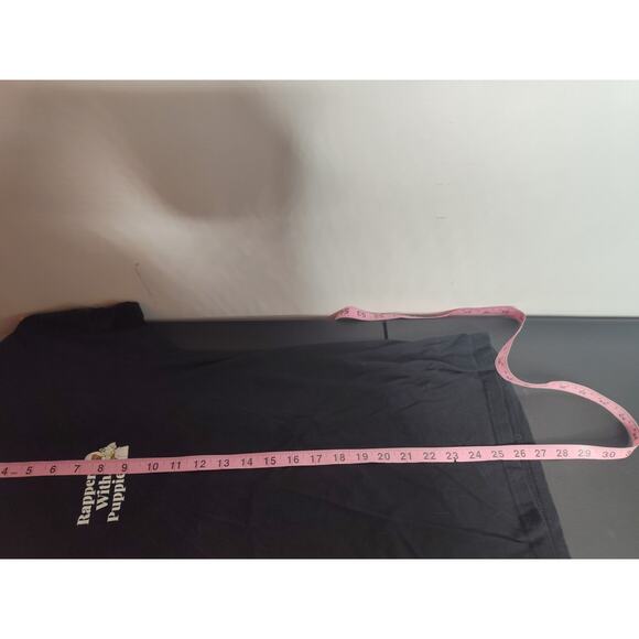 Dog Limited "Rappers with Puppies" Mens Unisex T Shirt Black L - Picture 5 of 5